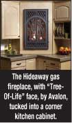 Avalon Hideaway fireplace
