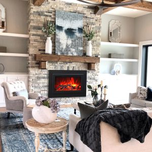 Amantii - 33 inch TRD INSERT Electric Fireplace Insert