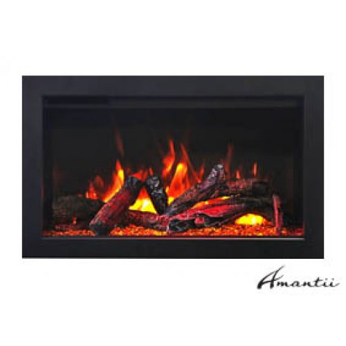 Amantii - 33 inch TRD Electric Fireplace