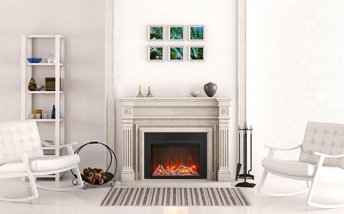 Amantii - 38 inch TRD INSERT Electric Fireplace Insert