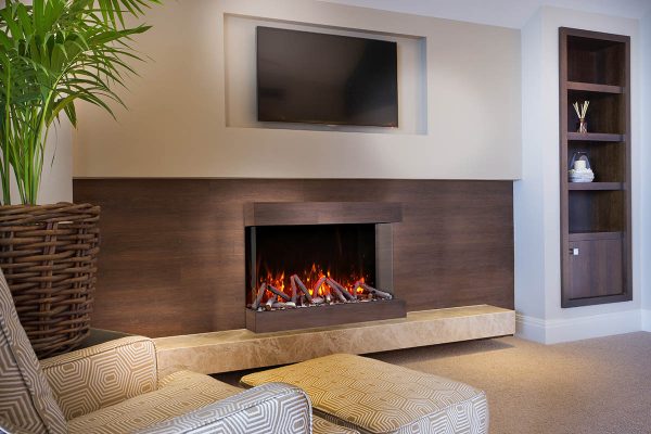 Amantii - 60-TRU-VIEW-XL XT 3 Sided Electric Fireplace - Image 4
