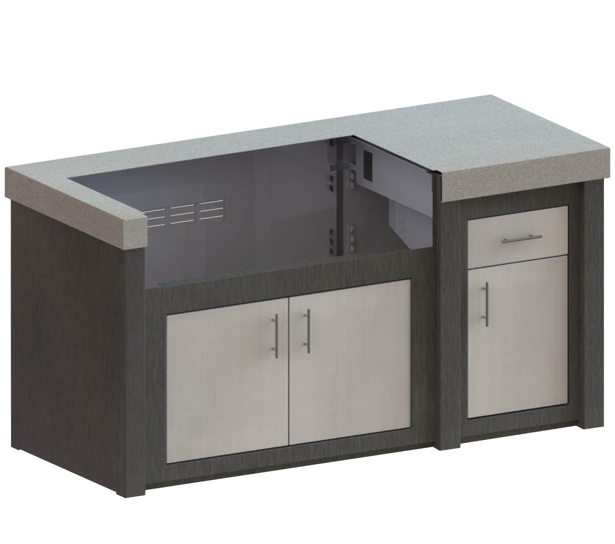 Stoll Outdoor - 71" Outdoor Kitchen Island
