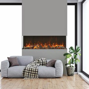 Amantii - 72-TRU-VIEW-XL XT 3 Sided Electric Fireplace