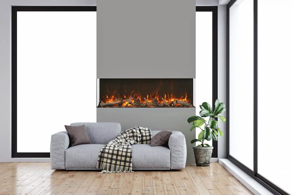 Amantii - 72-TRU-VIEW-XL XT 3 Sided Electric Fireplace
