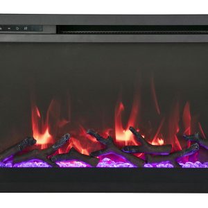 Amantii - Amantii 30 inch TRD-Xtraslim Smart WiFi Extra Slim Electric Fireplace