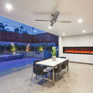 Amantii - BI-40-DEEP Smart Electric Fireplace Indoor / Outdoor