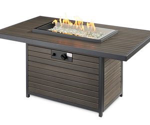 The Outdoor Greatroom Company - Brooks Rectangular Gas Fire Pit Table