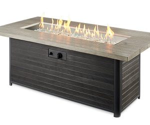 The Outdoor Greatroom Company - Cedar Ridge Linear Gas Fire Pit Table