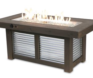 The Outdoor Greatroom Company - Denali Brew Linear Gas Fire Pit Table