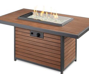The Outdoor Greatroom Company - Kenwood Rectangular Chat Height Gas Fire Pit Table