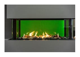 Amantii - Lyon 4 Sided See Through Gas Fireplace