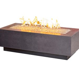 The Outdoor Greatroom Company - Midnight Mist Cove 54 inches Linear Gas Fire Pit Table