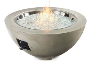 The Outdoor Greatroom Company - Natural Grey Cove 42 inches Round Gas Fire Pit Bowl