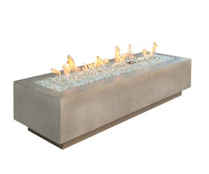 The Outdoor Greatroom Company - Natural Grey Cove 72 inches Linear Gas Fire Pit Table