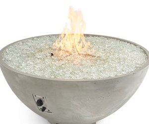 The Outdoor Greatroom Company - Natural Grey Cove Edge 42 inches Round Gas Fire Pit Bowl