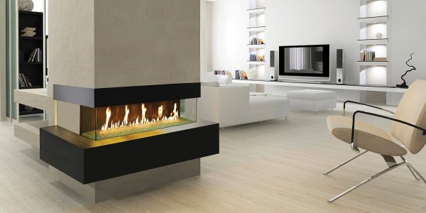 DaVinci Collection - Bay Linear Gas Fireplace - Image 2