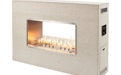 The Outdoor Greatroom Company - See Through Ready To Finish Gas Fireplace