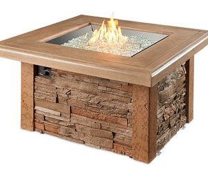The Outdoor Greatroom Company - Sierra Square Gas Fire Pit Table