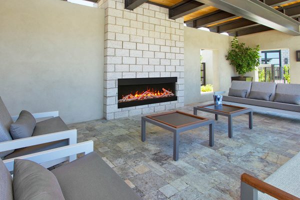 Amantii - True View Slim Smart 60 inch 3 Sided Electric Fireplace - Image 2