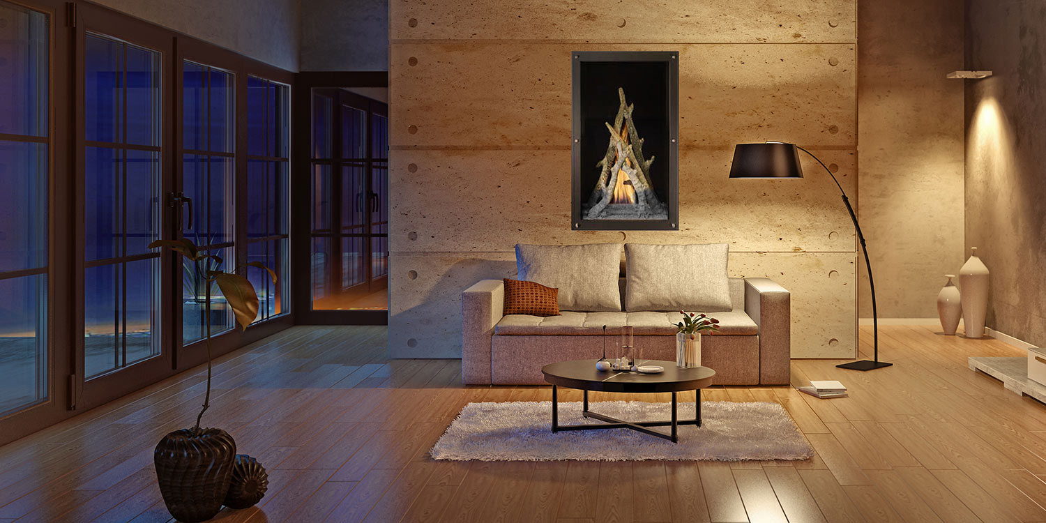 Maestro Collection - Vertical Gas Fireplace