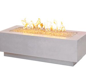 The Outdoor Greatroom Company - White Cove 54 inches Linear Gas Fire Pit Table