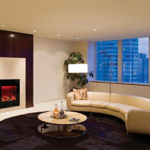 Amantii - WM-BI-2428-VLR-BG Electric Fireplace