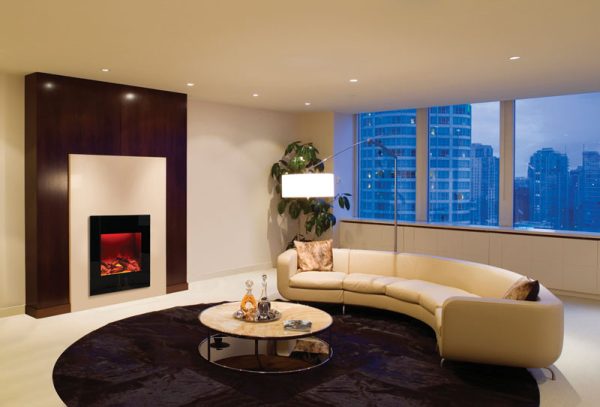 Amantii - WM-BI-2428-VLR-BG Electric Fireplace