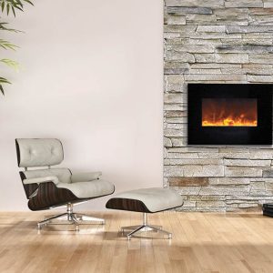Amantii - WM-FM-26-3623-BG Electric Fireplace