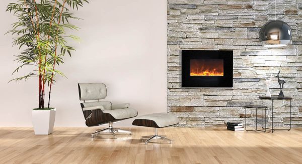 Amantii - WM-FM-26-3623-BG Electric Fireplace