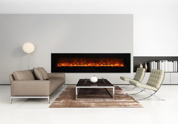 Amantii - WM-FM-88-10023-BG Electric Fireplace