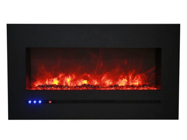 Amantii - WM-FML-26-3223-STL Linear Electric Fireplace - Image 5
