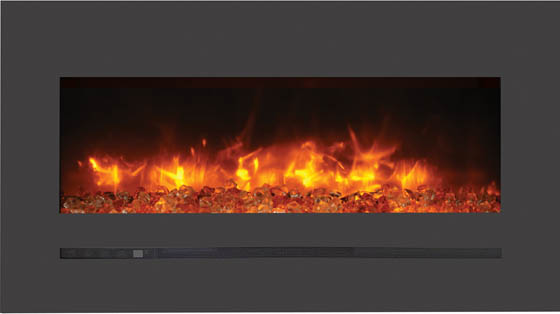 Amantii - WM-FML-34-4023-STL Linear Electric Fireplace - Image 7