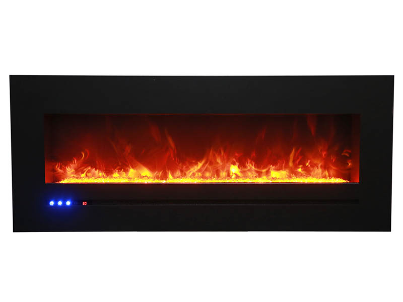 Amantii - WM-FML-34-4023-STL Linear Electric Fireplace - Image 2