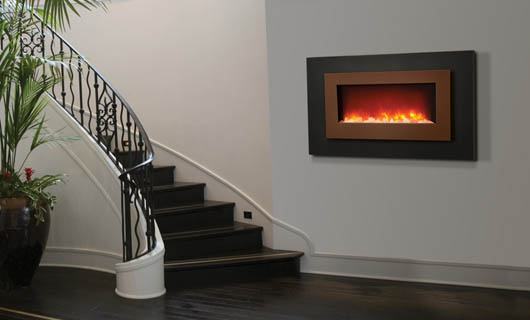 Amantii - WM-FML-40 Electric Fireplace