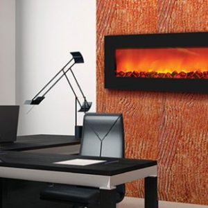 Amantii - WM-SLIM-54 Wall Mount Zero Clearance Fireplace