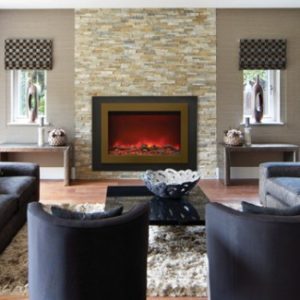 Amantii - ZC-FM-37 Zero Clearance Electric Fireplace