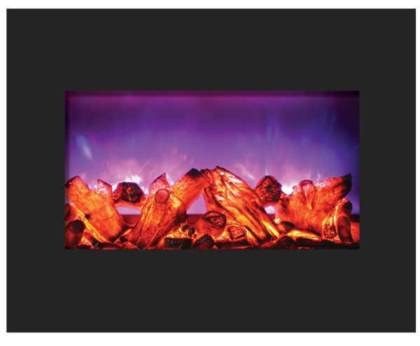 Amantii - ZECL-26-2923-BG Zero Clearance Electric Fireplace