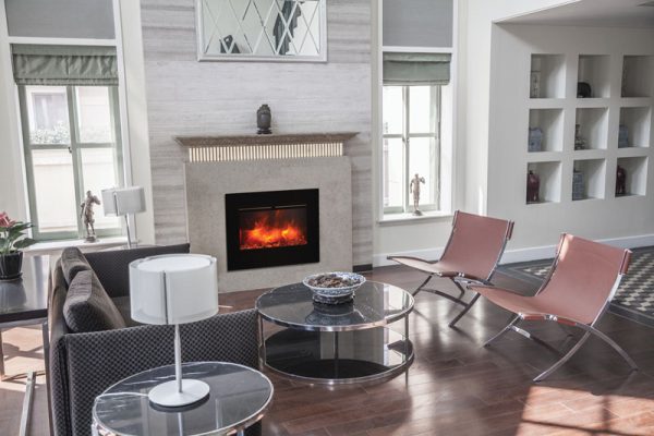 Amantii - ZECL-26-2923-FM-BG Electric Fireplace