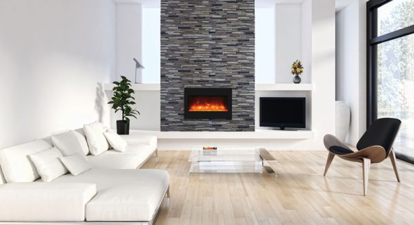 Amantii - ZECL-33-3624-BG Electric Fireplace