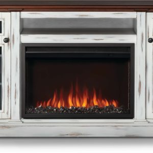 The Charlotte Electric Fireplace Media Console