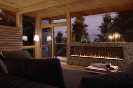 Dimplex IgniteXL®74" Built-in Linear Electric Fireplace - Image 4