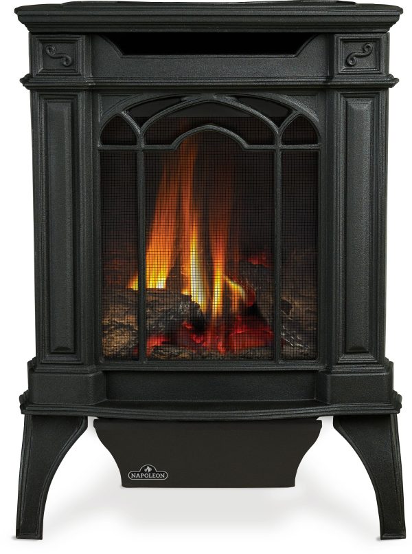 Napoleon - Arlington™ Direct Vent Stove, Natural Gas, Millivolt Ignition - Black