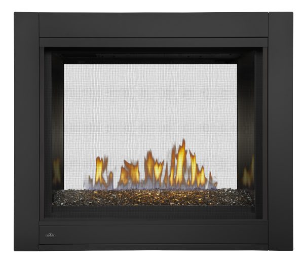 Napoleon - Ascent™ Multi-View See Through Direct Vent Fireplace with Glass Embers, Natural Gas, Electronic Ignition