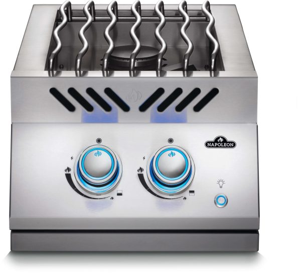 Napoleon - Built-in 700 Series 12" Inline Dual Range Burner Natural Gas, Stainless Steel