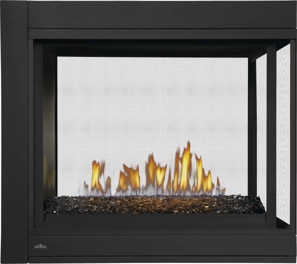 Napoleon - CBHD4 3-Sided Direct Vent Fireplace with Glass Embers, Natural Gas, Alternate Electronic Ignition