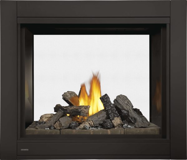 Napoleon - CBHD4 See Through Direct Vent Fireplace with Logs, Natural Gas, Alternate Electronic Ignition