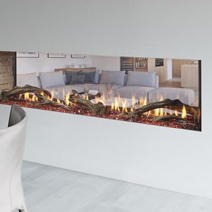 Heat & Glo Primo II See-Through Series Gas Fireplace