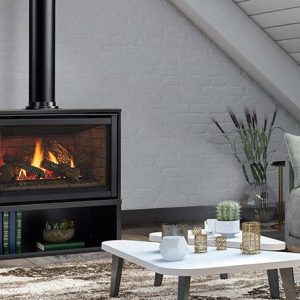 Majestic Trilliant Freestanding Gas Fireplace