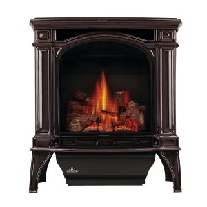 Napoleon - Bayfield™ Direct Vent Stove, Natural Gas, Electronic Ignition - Majolica Brown