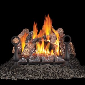 Napoleon - Fiberglow™ 18 Gas Log Set, Natural Gas, Electronic Ignition